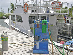 Marine diesel polishing